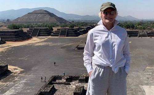 Glen Close en Teotihuacán