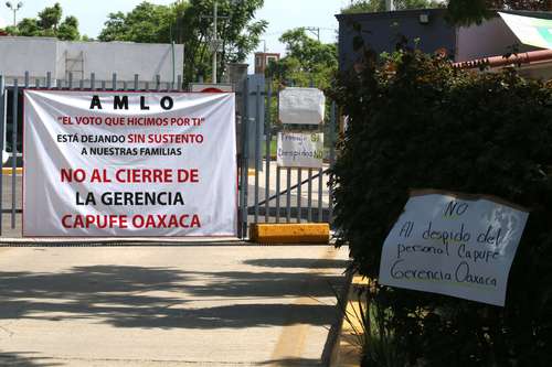 Prevén por lo menos 100 despidos en Capufe-Oaxaca 