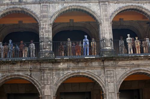 Los migrantes de Alejandro Santiago arriban a San Ildefonso