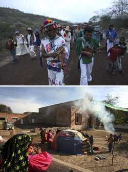  Acuerdan wixárikas y tepehuanos alianza para defender su territorio 