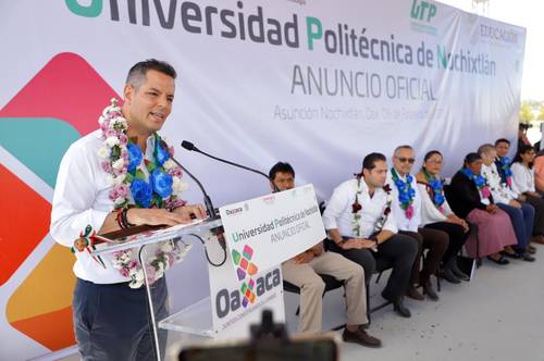 Anuncia Murat creación de la Universidad Politécnica de Nochixtlán
<br> 