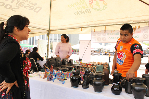 Joven mixteca en Monterrey, 2015. Luis Fernando García Álvarez