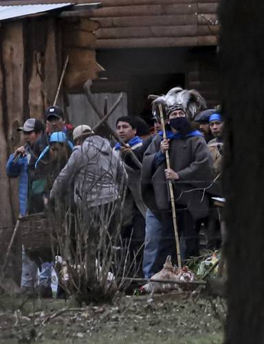Líder Mapuche cumple ritual