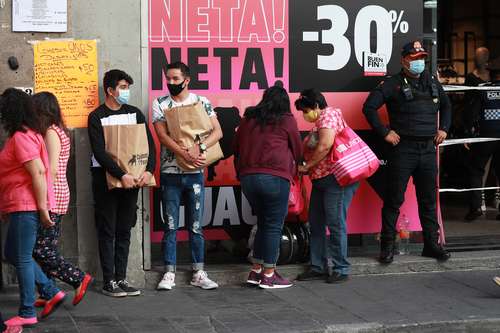 La disminución de la confianza parece ser inconsistente con los niveles del consumo observados en El Buen Fin.