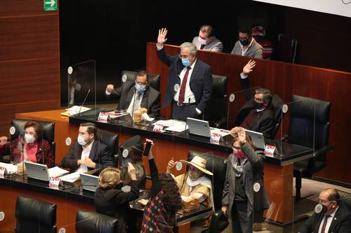 En sesiones plenarias presenciales del Senado, se aprobaron al cierre del periodo ordinario de sesiones leyes para la educación superior, así como modificaciones a la Federal del Trabajo y a la Órgánica del Infonavit.