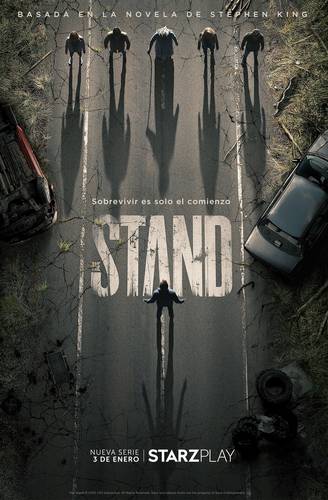 Cartel promocional de la serie The Stand.