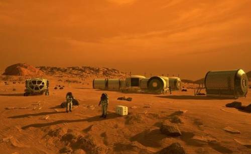 Este concepto representa a los astronautas y los hábitats humanos en el planeta rojo. El robot Mars 2020, de la NASA, llevará una serie de tecnologías que podrían hacer que ese cuerpo celeste sea más seguro y fácil de explorar.