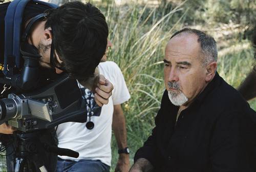 El realizador español durante un rodaje.