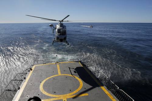 Autoridades se coordinarán para evitar la depredación de la totoaba y del hábitat de la vaquita marina. En la foto, maniobras de naves de la Marina.