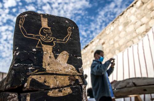  Nuevos tesoro arqueológicos descubiertos en la necrópolis de Saqqara Foto Afp