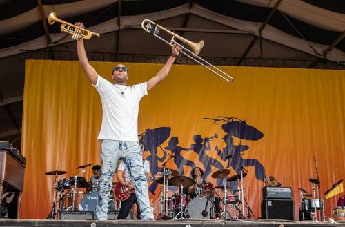 Trombone Shorty, músico, productor, actor y filántropo estadunidense de Nueva Orleans.