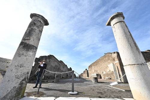  El sitio arqueológico donde se ubica el recinto da cuenta de la historia de Pompeya como un asentamiento varios siglos antes de ser una próspera ciudad romana. Foto Ap