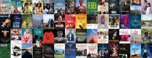 Carteles de pelícuas participantes en la edición 74 del certamen francés.