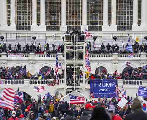 Simpatizantes de Trump irrumpieron en el Capitolio el pasado 6 de enero.