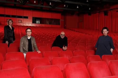 Jasmila Zbanic, Ildiko Enyedi, Gianfranco Rosi y Adina Pintilie, integrantes del jurado.