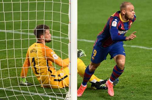 Con su anotación, el danés Martin Braithwaite fue el encargado de consumar la proeza del equipo azulgrana, que borró una desventaja, obligó a la prórroga y venció 3-0 para lograr su séptima final consecutiva y la novena en 11 temporadas.