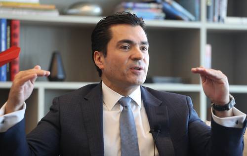 Eduardo Osuna Osuna, vicepresidente y director general de BBVA México, afirmó que ya empezó la recuperación de la economía después de la caída de 2020. La imagen es de marzo del año pasado