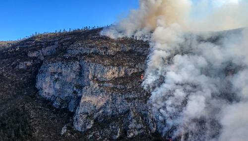 Destruyen las llamas al menos 6 mil 400 hectáreas de bosques en NL y Coahuila