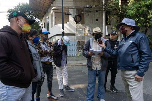 Vecinos de la colonia Hipódromo convocaron a una conferencia de prensa a la que llegaron miembros de la Asamblea Cannábica, tras la cual se sentaron las bases para un acuerdo.