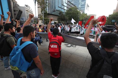 La CNDH consideró que se afectó a los estudiantes al ligarlos al crimen organizado. La imagen corresponde a enero pasado.