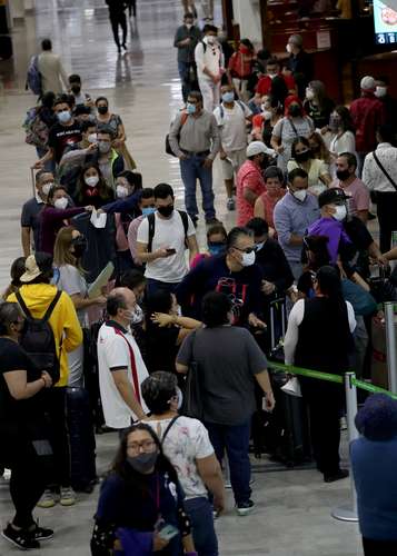 El fin de semana la terminal aérea tuvo una gran afluencia de pasajeros, como hace rato no se veía.