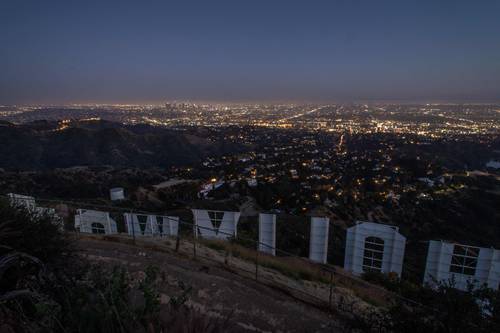 Estampa de La Meca del cine.