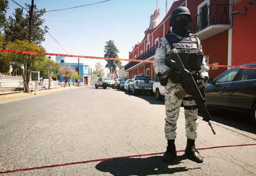 Elementos de la Guardia Nacional (GN) tomaron el control de la seguridad pública en el municipio de Tepetongo, Zacatecas, debido al incremento de la violencia por presuntos grupos del crimen organizado en esa población en los recientes seis meses.