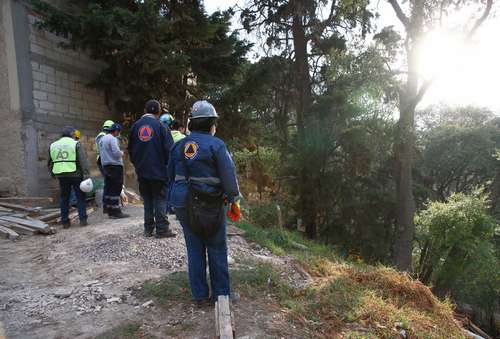 En una zona ecológica de Álvaro Obregón en la que se construyeron casas ocurrió el derrumbe.