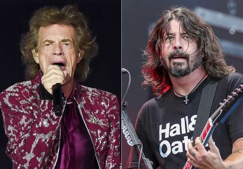 El músico de los Rolling Stones, en Nueva Jersey, en agosto de 2019, y Dave Grohl, de Foo Fighters, en el festival Pilgrimage en Tenesi, en septiembre del mismo año.