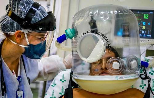 En Brasil prueban un nuevo dispositivo para mejorar la oxigenación de los pacientes sin necedidad de recurrir a la intubación.