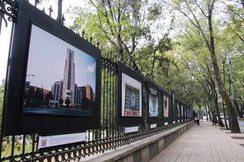 La exposición permanecerá en la Galería Abierta Grutas de las Rejas del Bosque de Chapultepec hasta el 7 de junio.