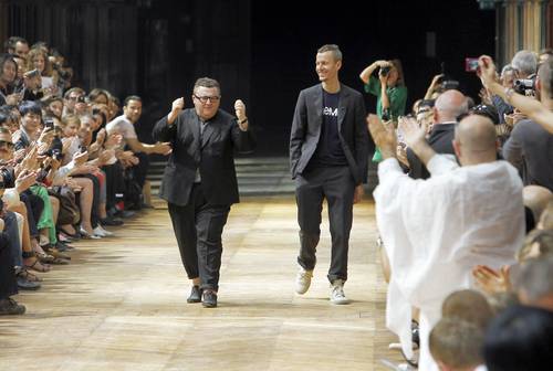  En 2010 con el holandés Lucas Ossendrijver, también en la capital francesa. Foto Afp