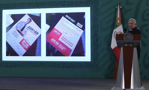 “¿CÓMO ME VOY A CALLAR ANTE LA COMPRA DE VOTOS?”. Por segundo día, el Presidente habló en la mañanera de ayer sobre el candidato del PRI a gobernador de NL que se promueve con la entrega de tarjetas.