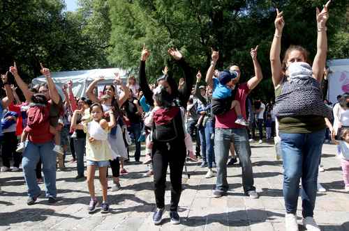 En imagen de archivo, manifestación en pro de la lactancia materna.