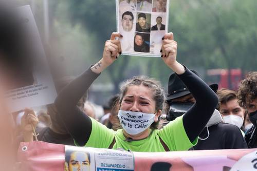 Familiares de desaparecidos tomaron otra vez las calles para pedir la presentación con vida de los suyos.