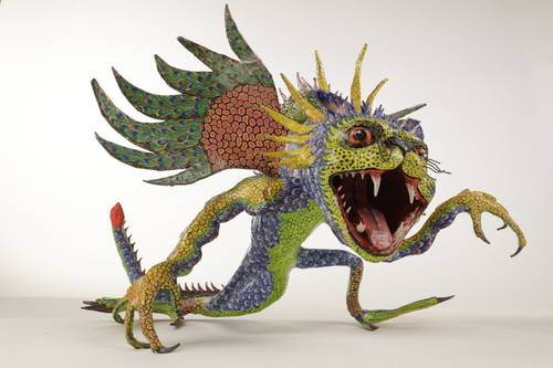 Entre 48 piezas inspiradas en animales, el Museo de Culturas Populares incluye alebrijes.
