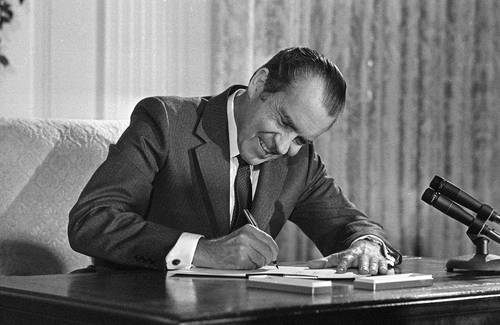 El combate al narco declarado por Richard Nixon (en imagen de archivo) en junio de 1971 convirtió a las drogas en “el enemigo público número uno” de Estados Unidos.