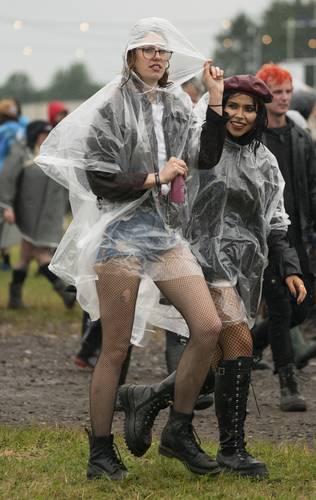 Durante el primer día del Download Festival en el parque Donington, en Leicestershire.