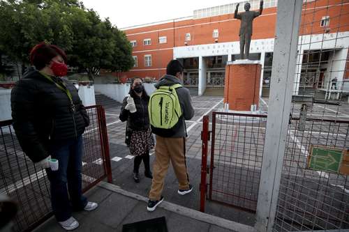 Plantel de secundaria técnica en la colonia Doctores de la alcaldía Cuauhtémoc.