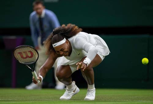 Serena y su frustración por no poder extender en Wimbledon el récord de Grand Slams.