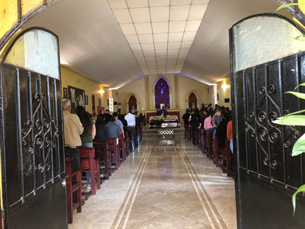 Funerales en La Lagunita.  Víctor Zepeda Torres