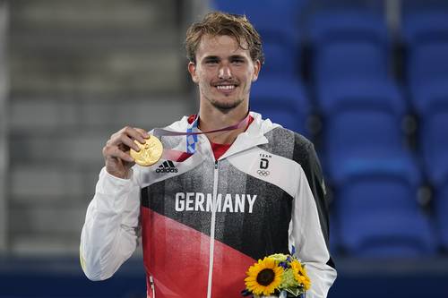  Alexander Zverev es el primer alemán que conquista el tenis olímpico. Foto Ap