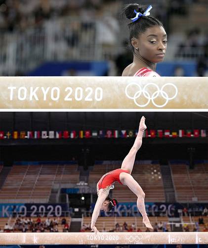 “Lo hice por mí y estoy orgullosa de haber sido capaz de volver a competir”, afirmó la estadunidense. La china Guan Chenchen se quedó con el oro en la viga de equilibrio.