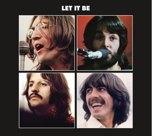 Portada de la nueva edición del disco Let it be de The Beatles.