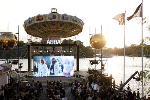 ABBA Voyage en Grona Lund, en Estocolmo, Suecia. La banda sueca ha creado un espectáculo en vivo de hologramas.