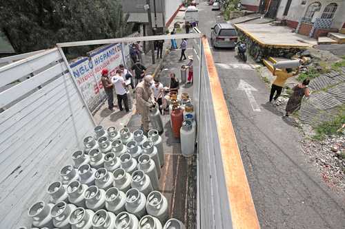 La distribución de Gas Bienestar comenzó hace dos semanas en las colonias más pobres de Iztapalapa.