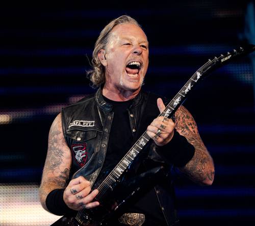 Metallica celebra su 30 aniversario con The Metallica Blacklist. En la imagen James Hetfield, miembro de la banda.