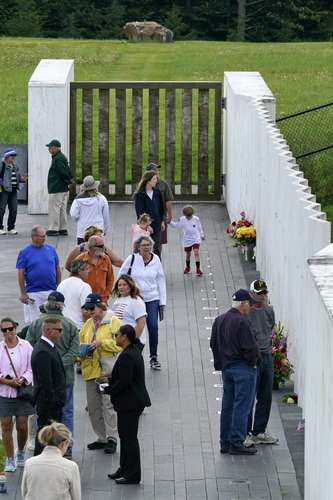  El Muro de los Nombres en el Monumento Nacional al Vuelo 93 en Shanksville, Pensilvania. Foto Ap