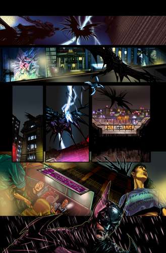 Página de Rulo Valdés para Batman: El mundo.