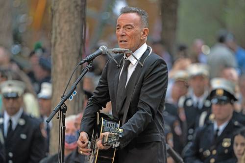 El jefe durante la conmemoración del aniversario de los ataques terroristas del 9/11.